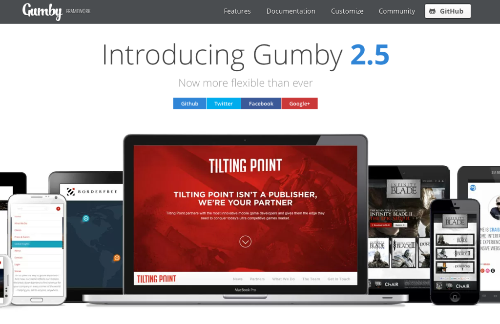 Gumby - An Amazing Responsive CSS Framework | Web Resources | WebAppers