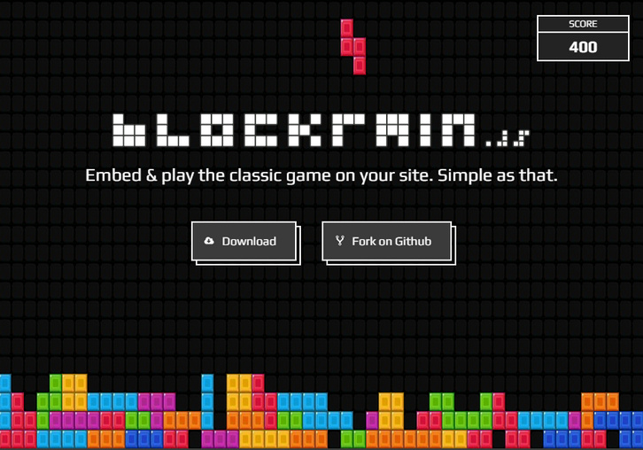  - Classic Tetris Game in HTML5 & Javascript | Web Resources |  WebAppers