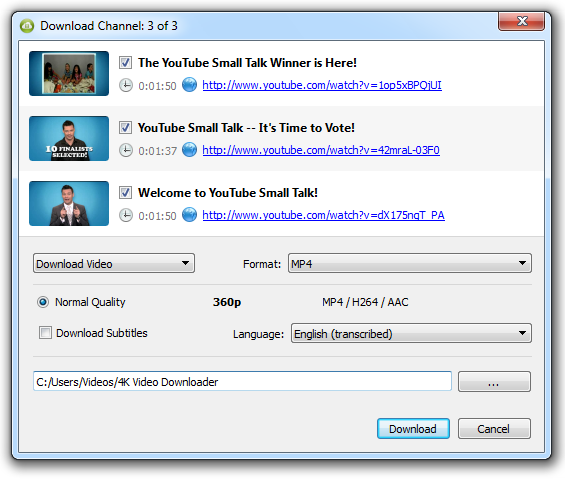 4K Video Downloader to Backup your YouTube Channel | Web Resources ...